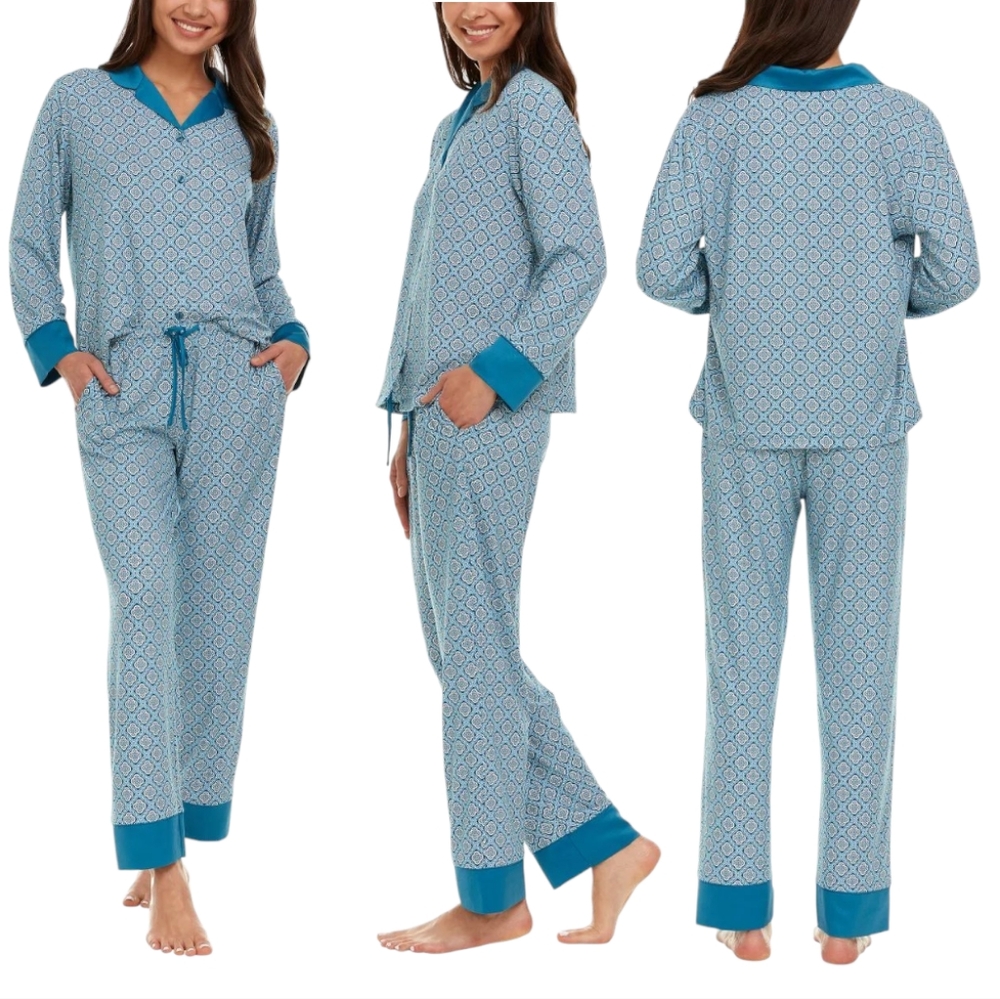 New Flora Nikrooz Ladies' Teal Pajama Set